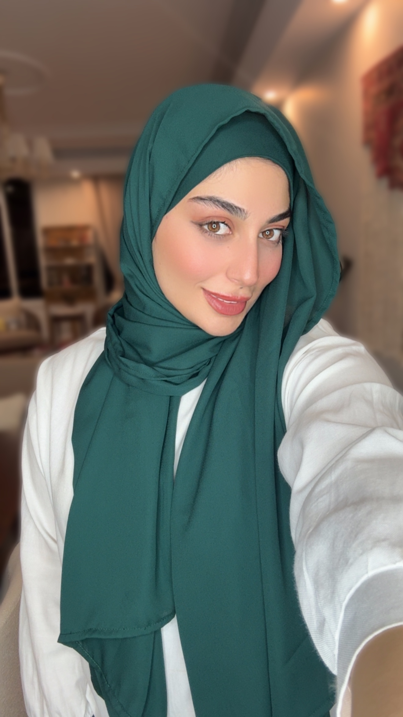 هدشال ساده جلوگرد _ تناژ سبز