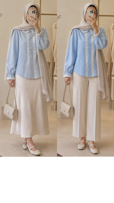 شومیز زنانه آسمان